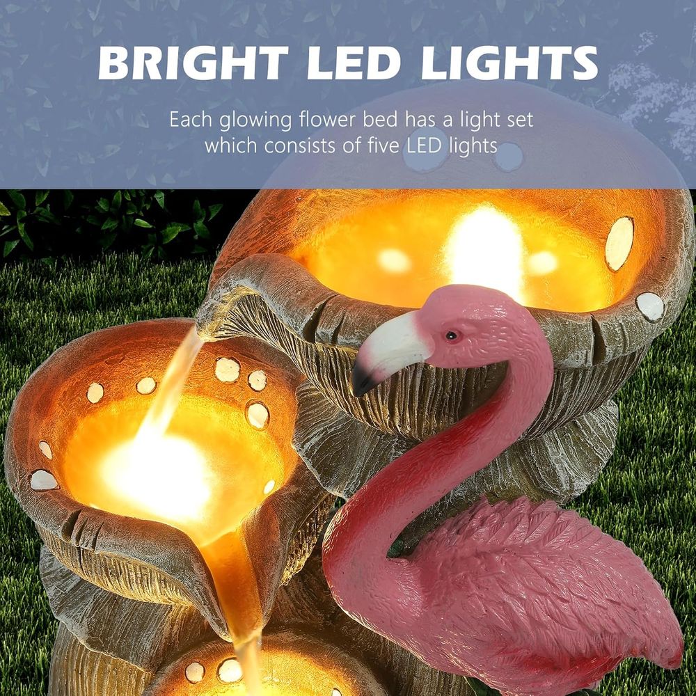 5 Tier Indoor Outdoor Water Fe - Outdoor Lighting Deck recension och pris