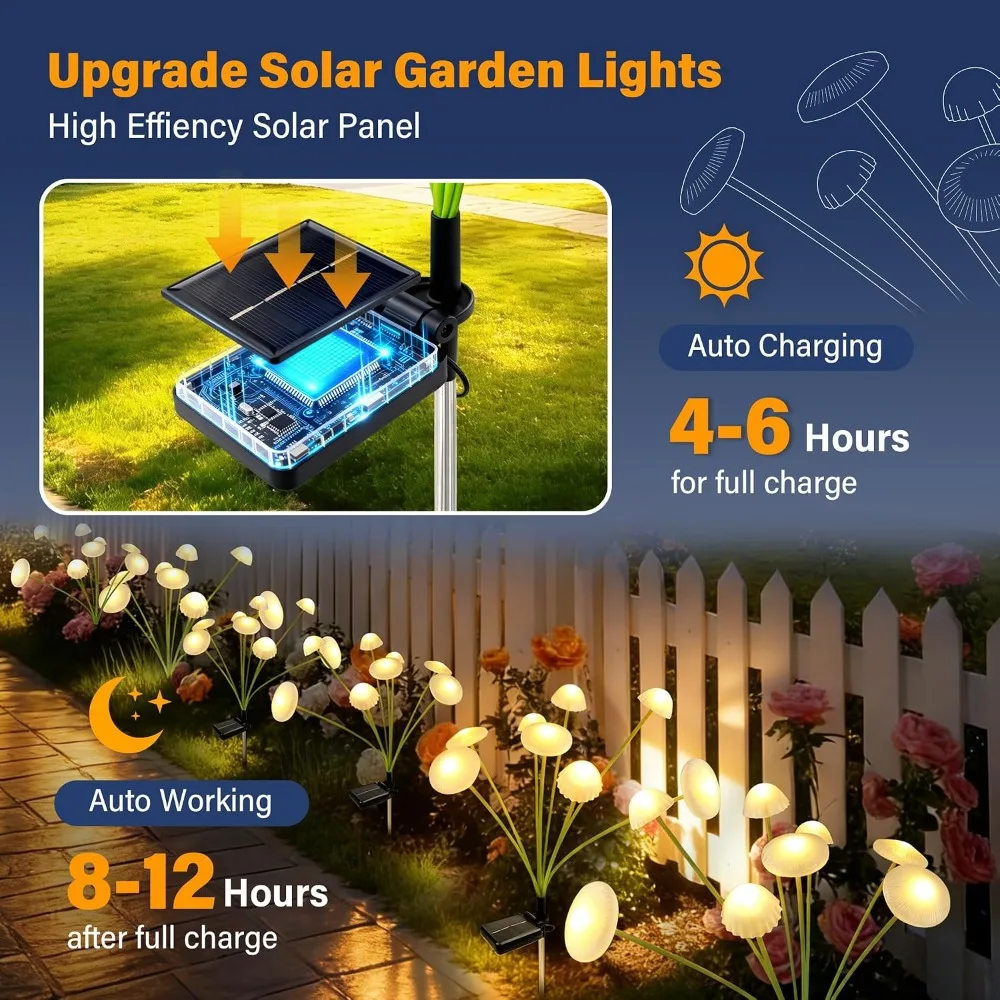 Solar Garden Lights Outdoor Je - Outdoor Lighting Jellyfish recension och pris