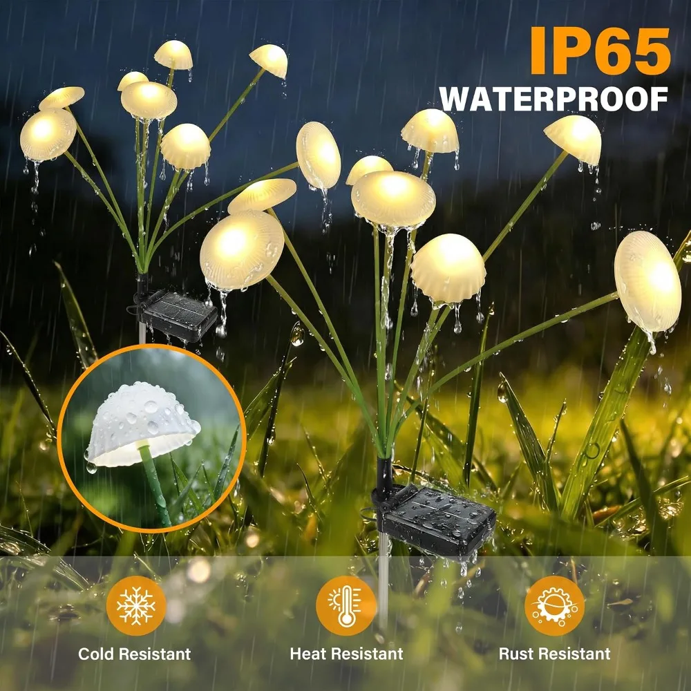 Solar Garden Lights Outdoor Je - Outdoor Lighting Jellyfish recension och pris