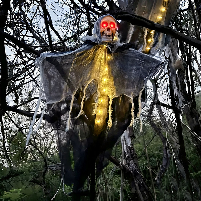 Halloween Decoration Ghost Lig - Hanging Outdoor Lighting recension och pris