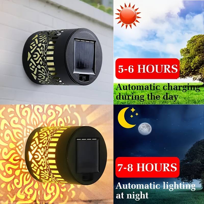 2-Pack Solar Garden Lights IP6 - Outdoor Lighting Deck recension och pris