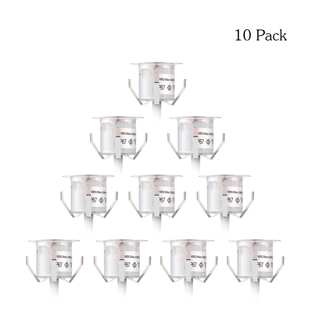 10PCS 32mm LED Deck Lights 0.6 - Ground Light Recessed recension och pris