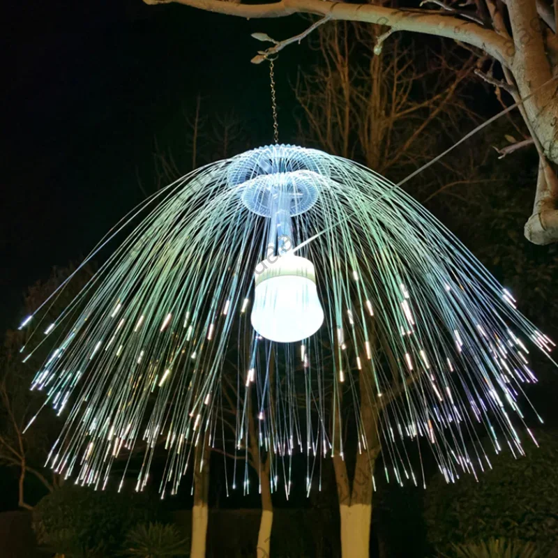 Double-layer Fiber Optic Jelly - Outdoor Lighting Jellyfish recension och pris