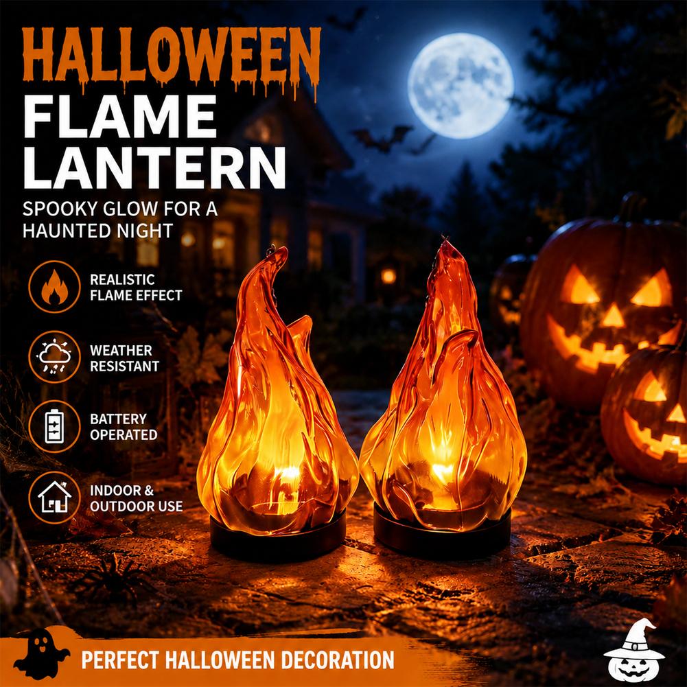 Solar Flame Hanging Lantern Li - Hanging Outdoor Lighting recension och pris