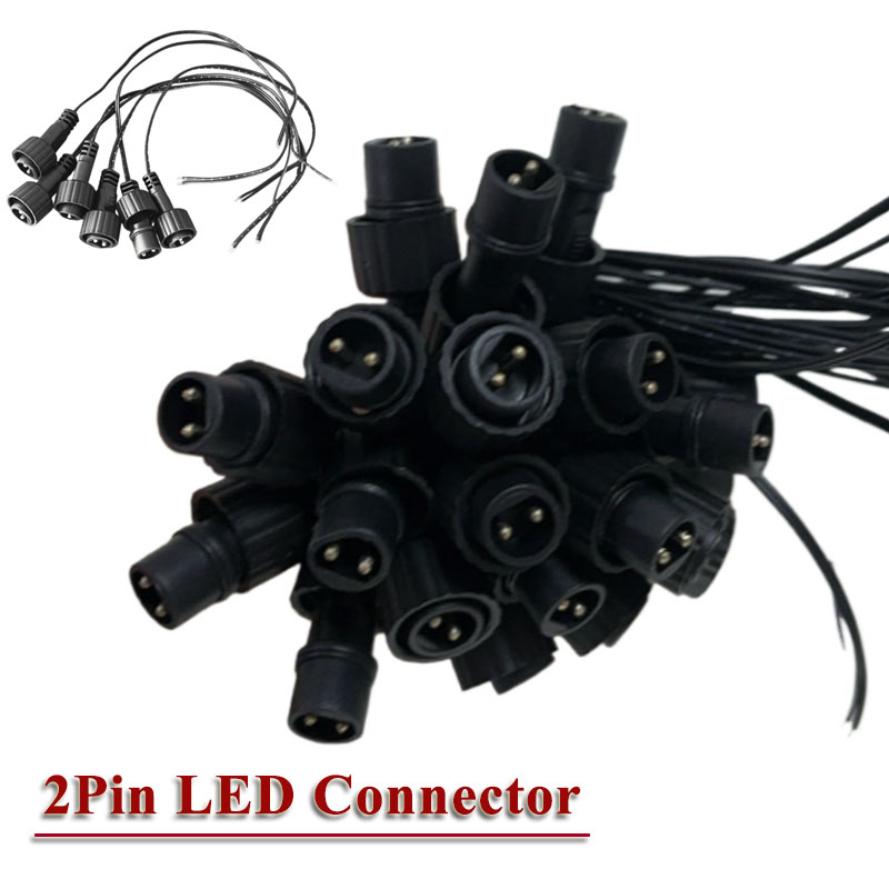 Outdoor LED 2Pin Connector wit - Outdoor Lighting Extension Cable recension och pris