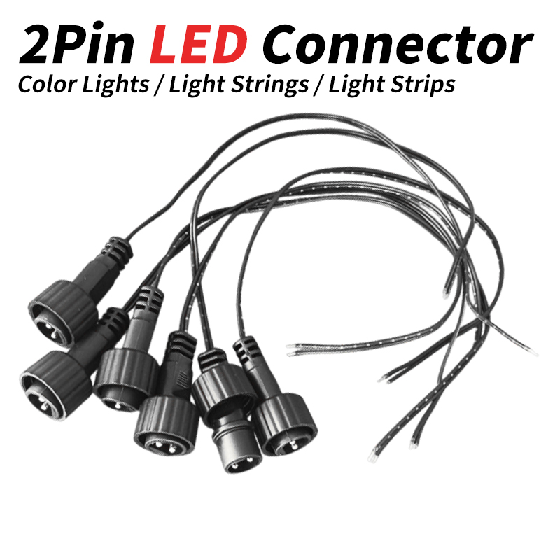 Outdoor LED 2Pin Connector wit - Outdoor Lighting Extension Cable recension och pris