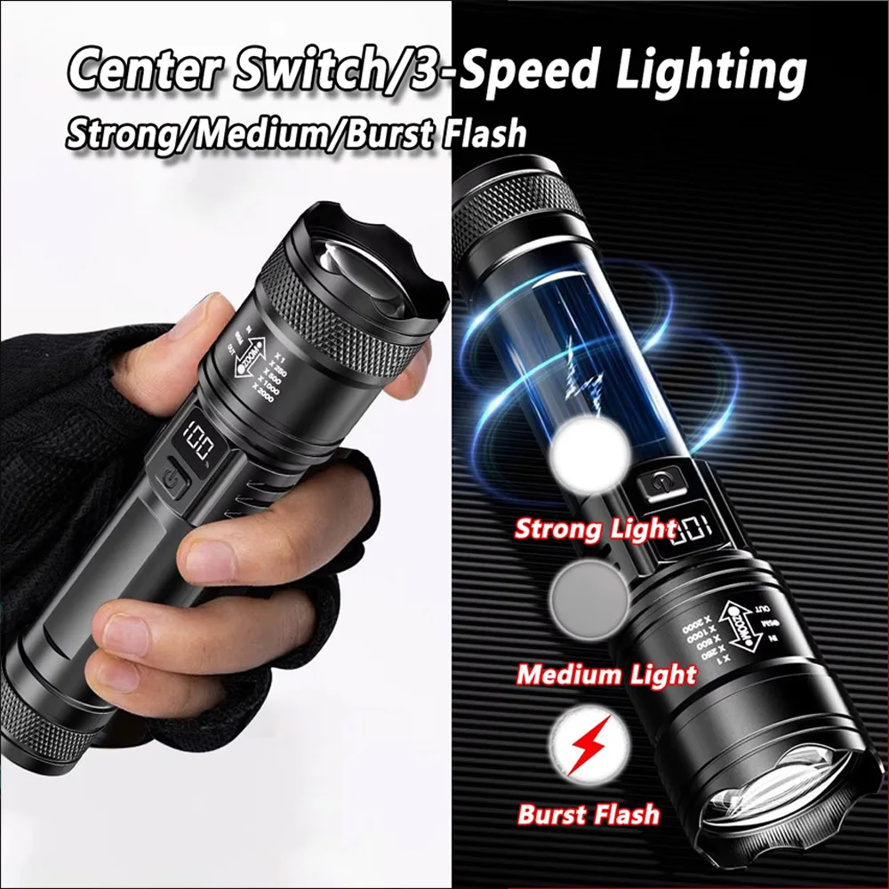 Rechargeable LED Flashlight Zo - Outdoor Lighting Construction recension och pris