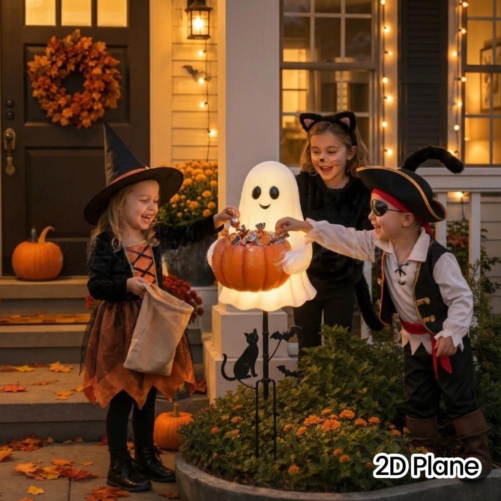 2026 Halloween Ghost Pumpkin C - Outdoor Lighting Yard Decoration recension och pris