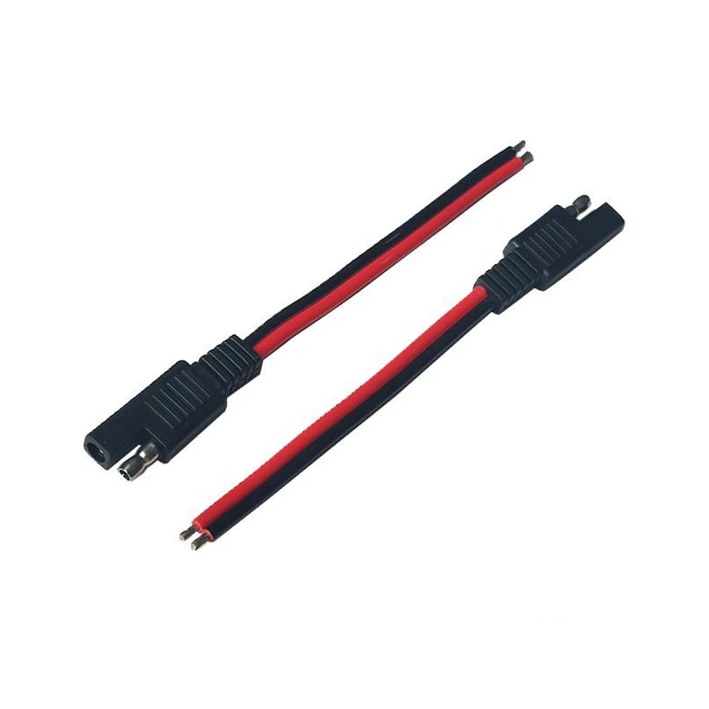 5PCS 15CM SAE 2 Pin Quick Conn - Outdoor Lighting Extension Cable recension och pris