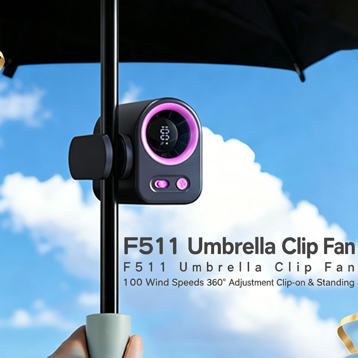Multifunctional Umbrella Clip- - Umbrella Led Clip recension och pris