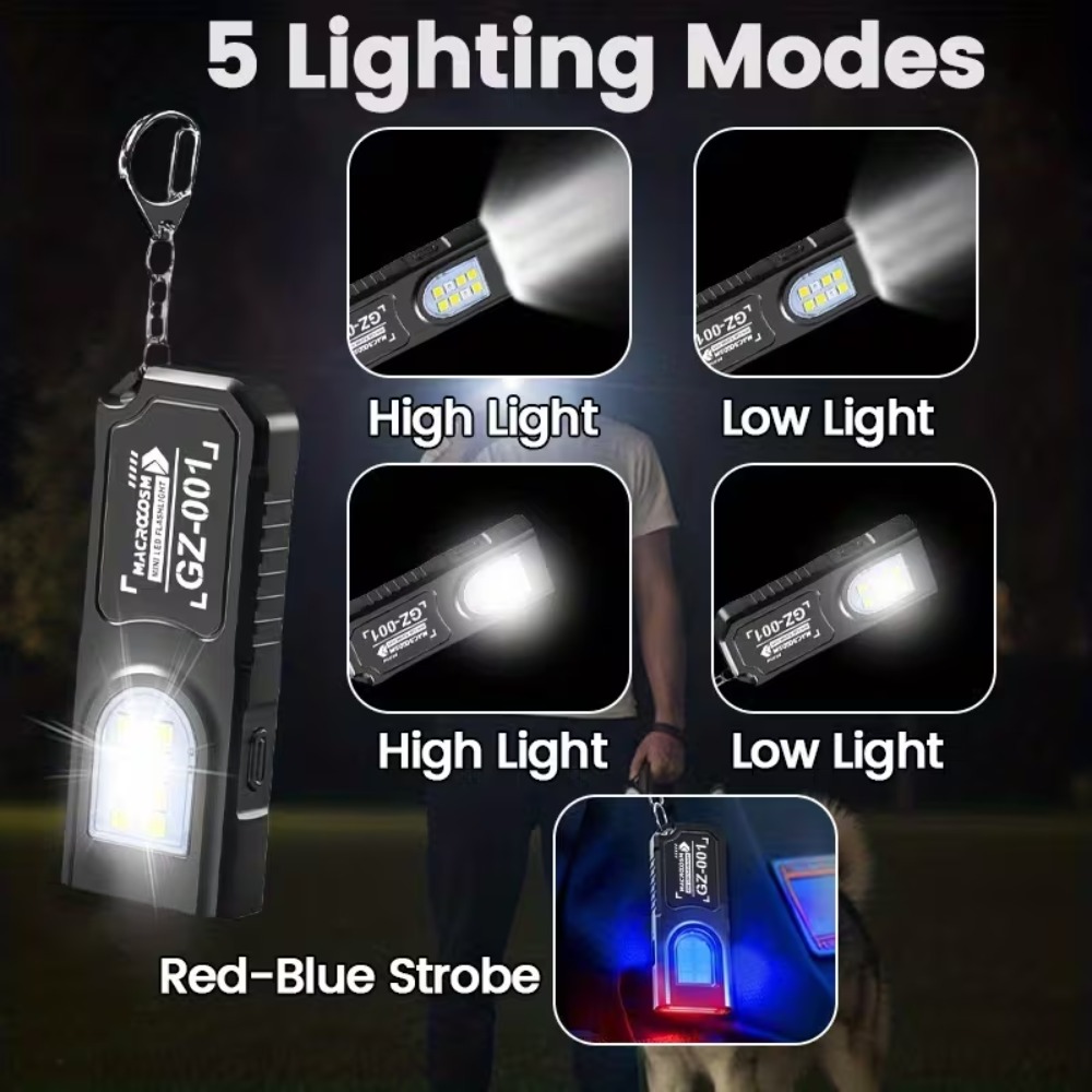 Mini COB LED Keychain Flashlig - Outdoor Lighting B&Q recension och pris